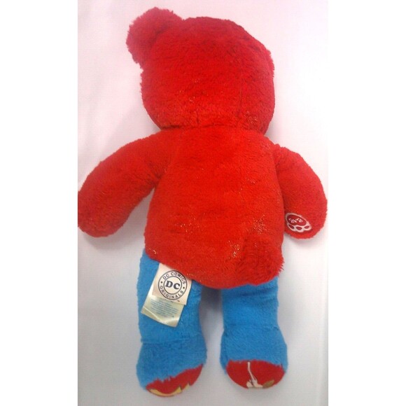 Build A Bear Wonder Woman Bear Plush 16 Inch Stuffed Toy DC Comics Red - Picture 4 of 6